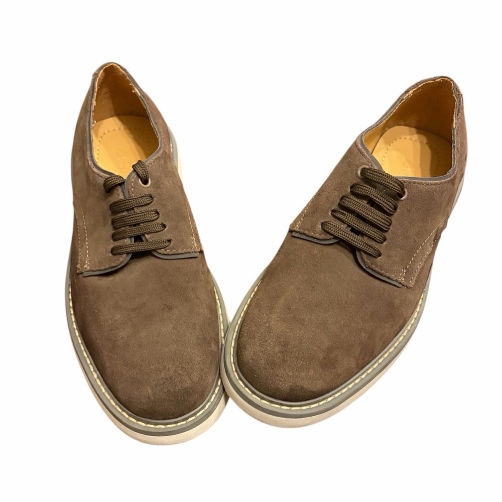 Men’s Zara Brown Suede Derby Shoes Size EU 40, US 7